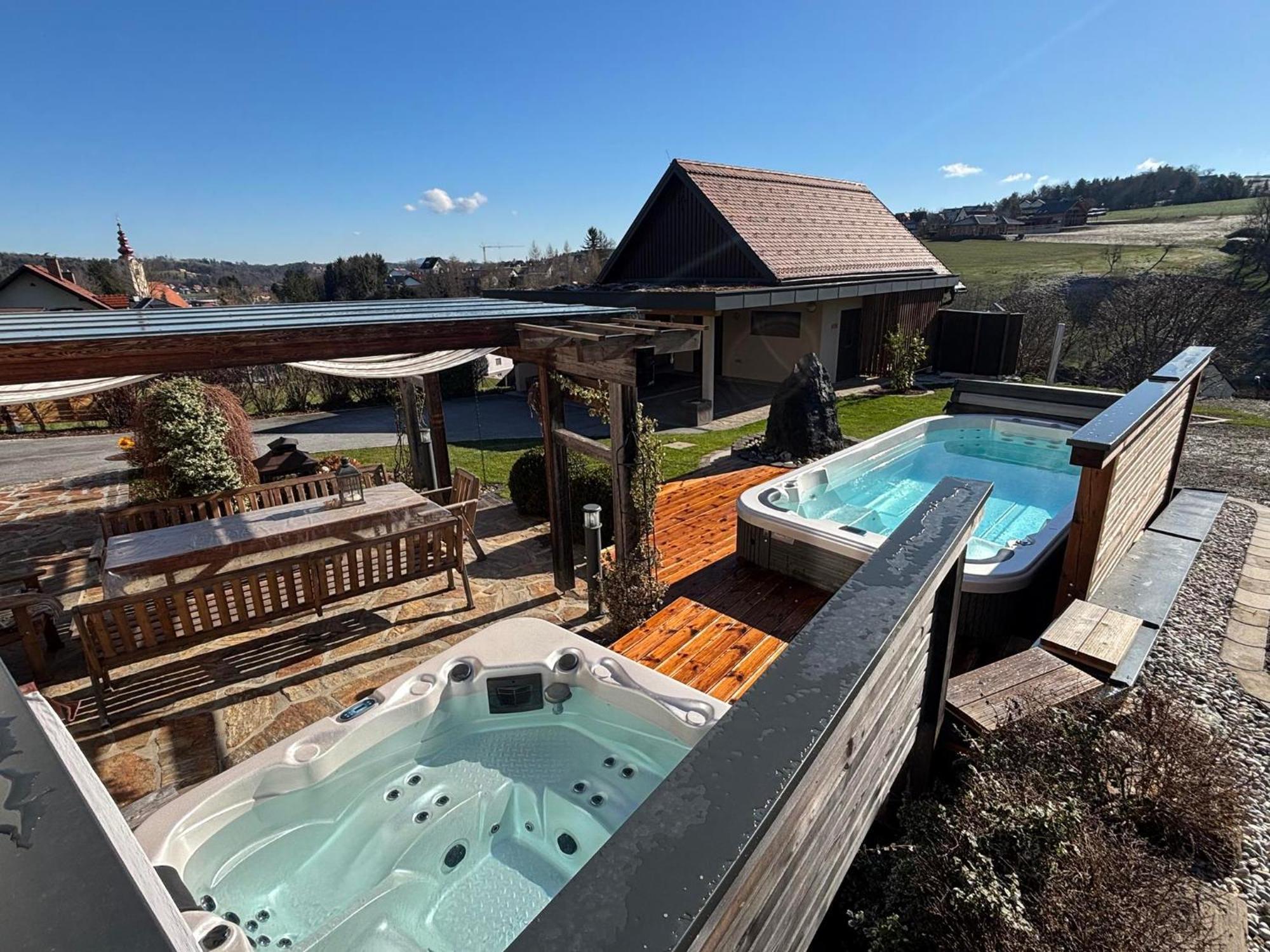 Das "Ferienhaus Eibiswald" Landhaus Refugium Im Schilcherland - Sauna Und Spa מראה חיצוני תמונה